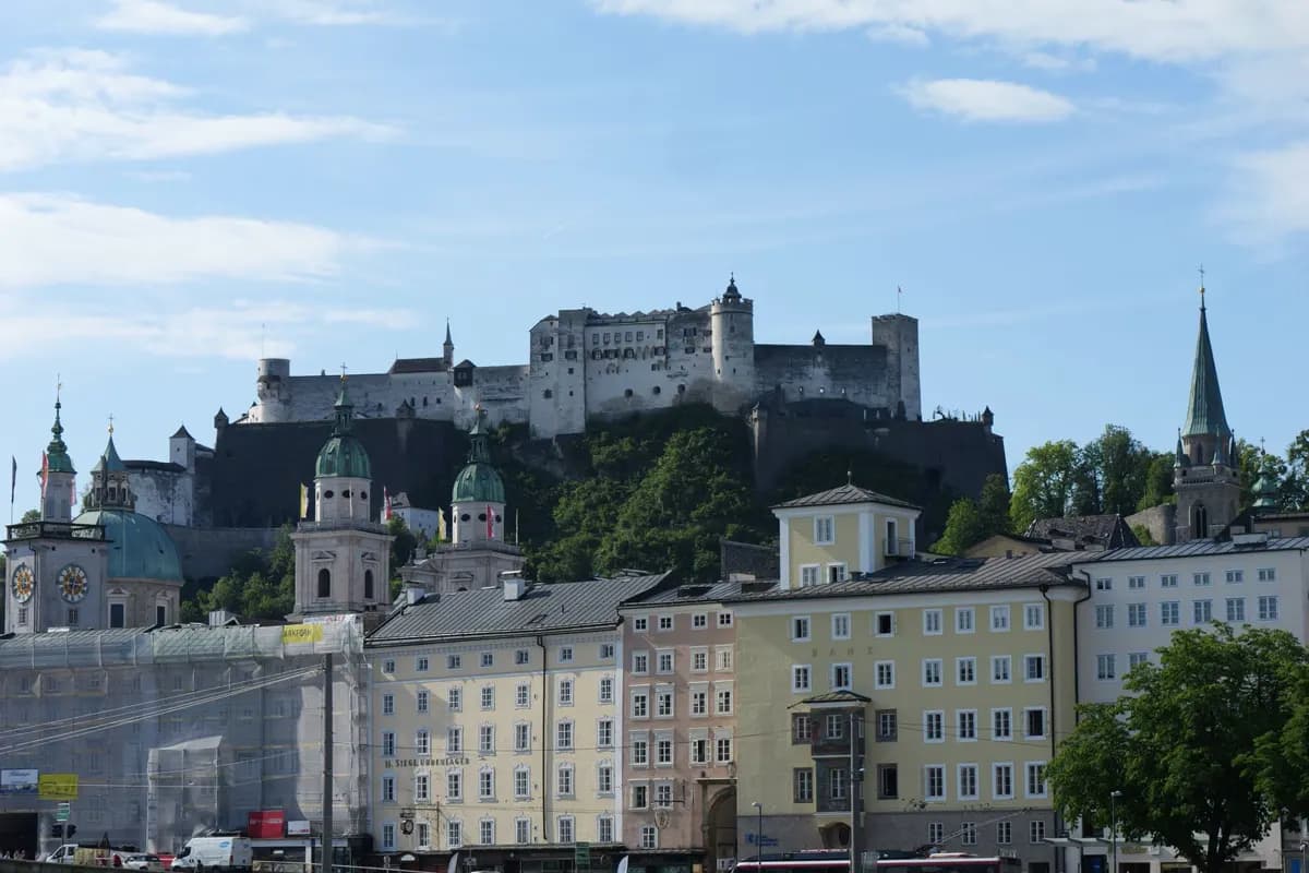 Salzburg mit Festung Hohensalzburg